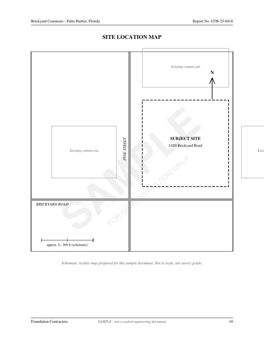 Sample geotechnical soil report page 10