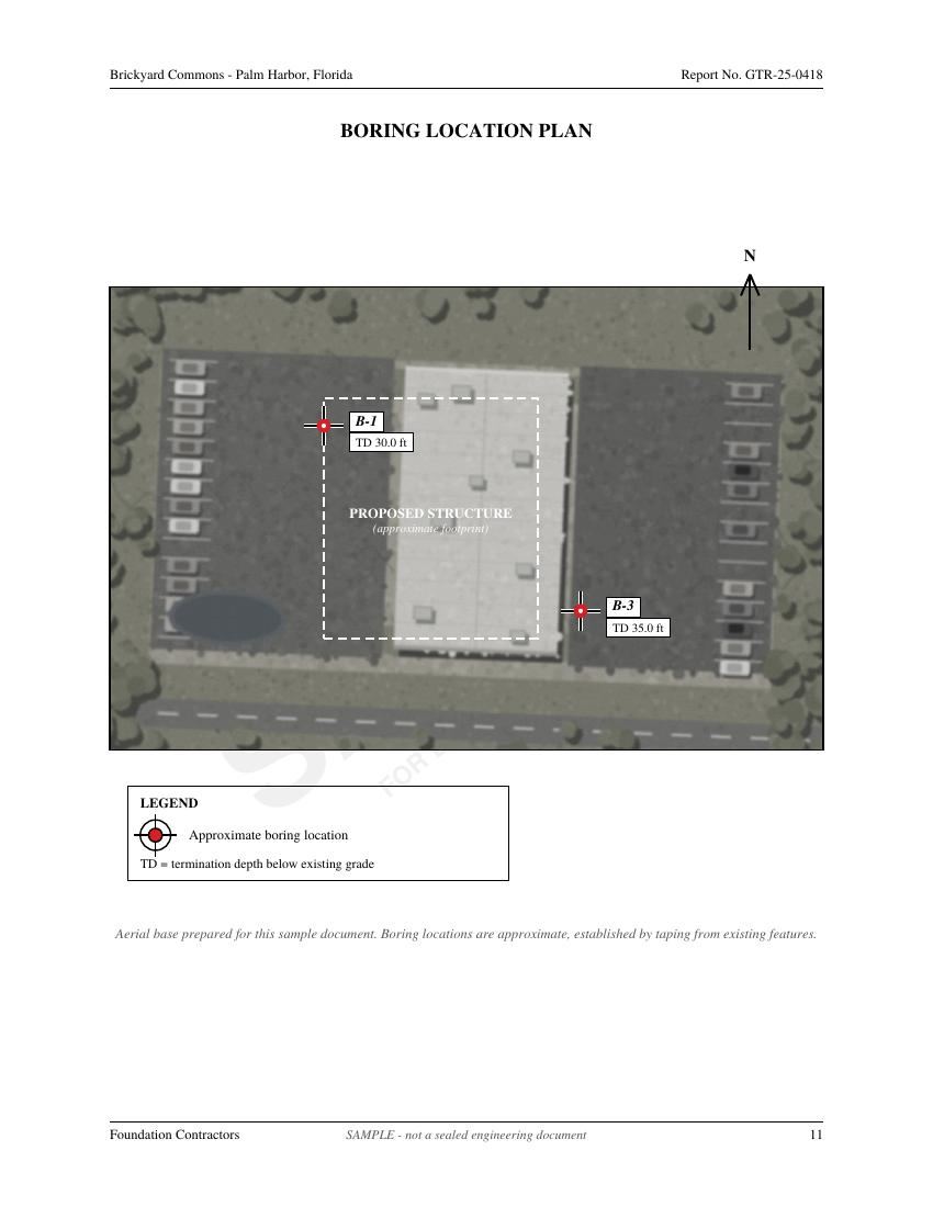 Sample geotechnical soil report page 11