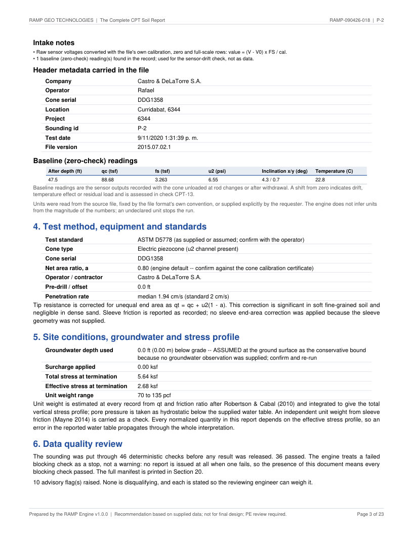 CPT soil report P-2 page 3