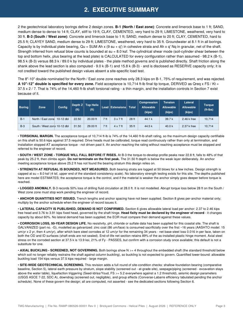 Sample report page 3